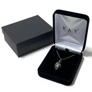 Kay Jewelers Sterling Silver Diamond Necklace